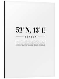 Magnettafel Koordinaten - Berlin