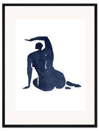 Gerahmter Kunstdruck Morgendliches Dehnen