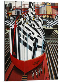 Magnettafel Blendschiffe im Trockendock von Liverpool