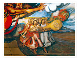 Tableau  Mexicaines avec enfants - José Clemente Orozco