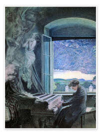 Wandbild  Allegorie Beethovens - Sigmund Walter Hampel