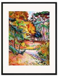 Gerahmter Kunstdruck La côte de Grace