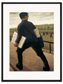 Gerahmter Kunstdruck Zeitungsjunge