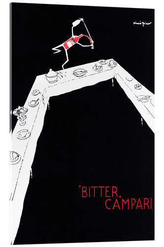 Stampa su vetro acrilico Bitter Campari