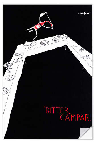 Naklejka na ścianę Bitter Campari