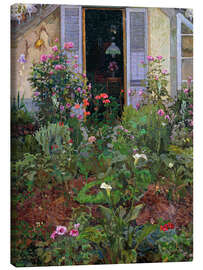 Canvas print Flowering garden