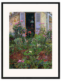 Framed art print Flowering garden