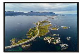 Gerahmter Kunstdruck Atlantikstraße II