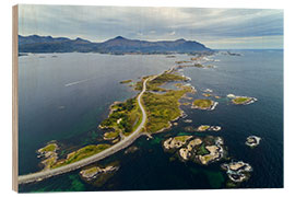 Hout print Atlantic Road II