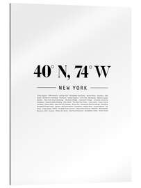 Gallery print Coordinates - New York