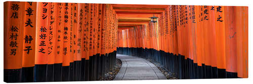 Quadro em tela Fushimi Inari Taisha em Kyoto