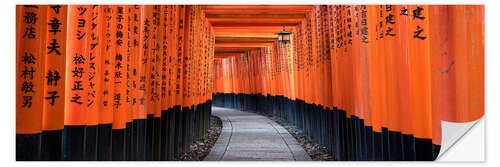 Wall sticker Fushimi Inari Taisha in Kyoto