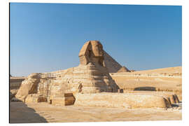 Tableau en aluminium Le grand sphinx de Gizeh, Égypte