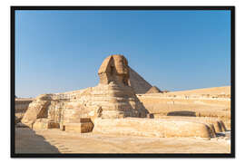 Gerahmter Kunstdruck Die große Sphinx von Gizeh, Ägypten