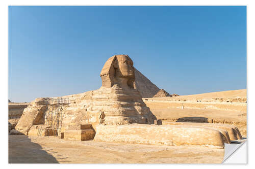 Vinilo para la pared La gran esfinge de Giza, Egipto.