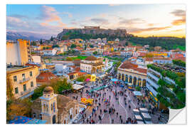 Wall sticker Athens and the Acropolis