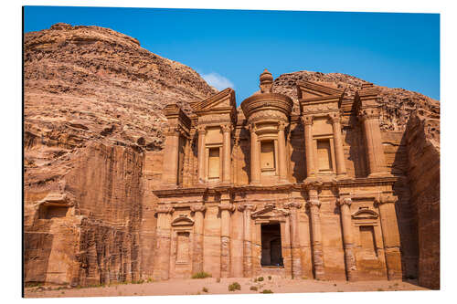 Aluminium print The Monastery of Petra