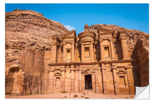 Selvklebende plakat The Monastery of Petra