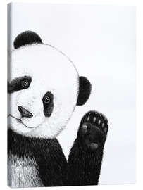 Lærredsbillede  Cute panda - Valeriya Korenkova