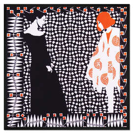 Gerahmter Kunstdruck Vorfrühling - Koloman Moser