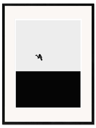 Impresión de arte enmarcada El salto