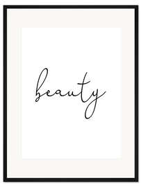 Gerahmter Kunstdruck Beauty