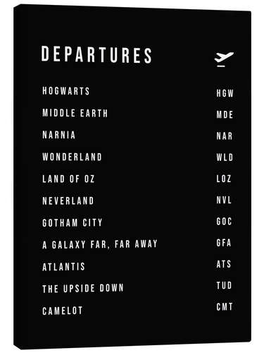 Canvas print Departures