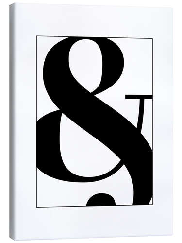 Canvas print Ampersand