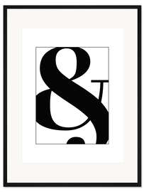 Gerahmter Kunstdruck Und