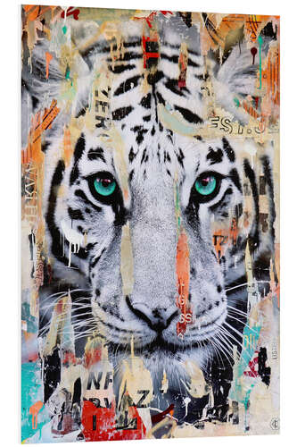 PVC-taulu Pop art tiger