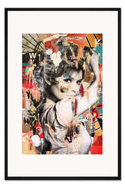 Gerahmter Kunstdruck Brigitte Bardot Pop-Art II