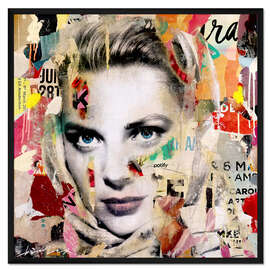 Gerahmter Kunstdruck Grace Kelly