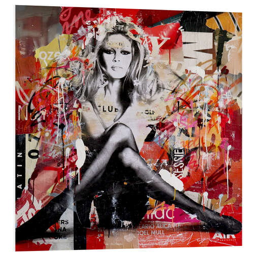 Tableau en PVC Brigitte Bardot, Saint-Tropez I