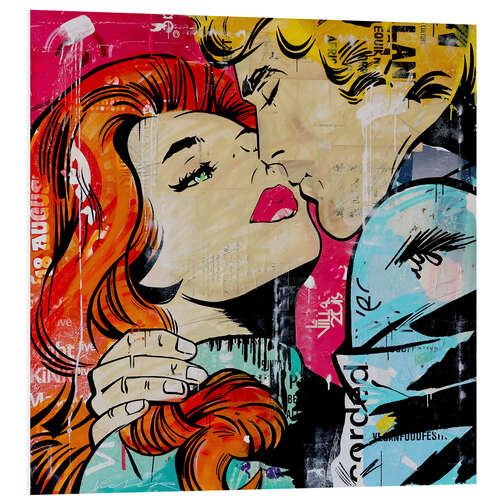 Stampa su PVC Pop Art Love