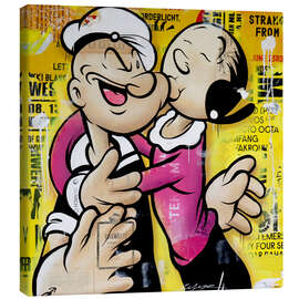 Canvas print Popeye and Olive