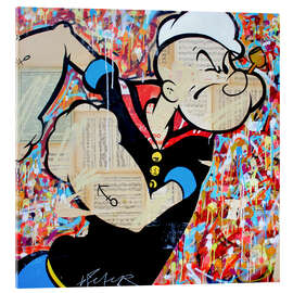 Tableau en verre acrylique Popeye