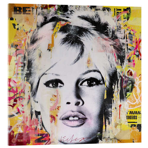 Quadro em acrílico Brigitte Bardot Pop-Art IV