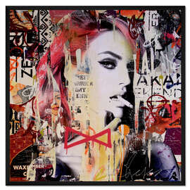 Gerahmter Kunstdruck Candice Swanepoel