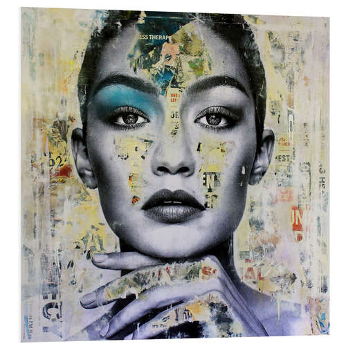 Foam board print Gigi Hadid