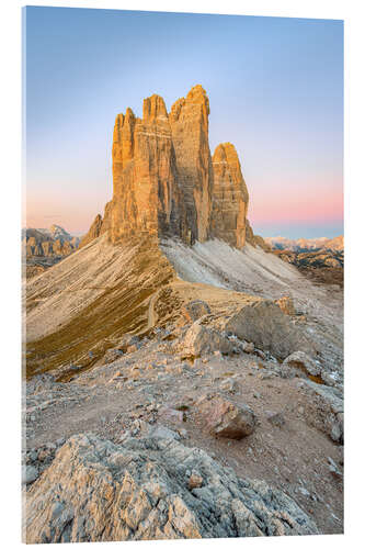 Akryylilasitaulu Three battlements and patern saddle