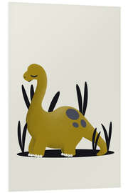 Tableau en PVC Diplodocus