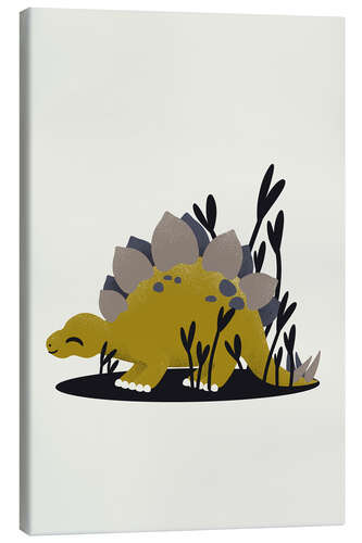 Canvas print Stegosaurus