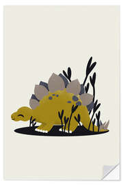 Wall sticker Stegosaurus