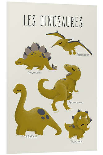 Tableau en PVC Les dinosaures