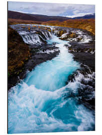 Alubild Bruarfoss-Wasserfall, Island