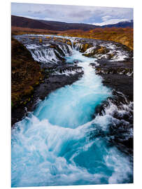 PVC print Bruarfoss waterfall, Iceland