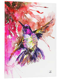 Foam board print Hummingbird