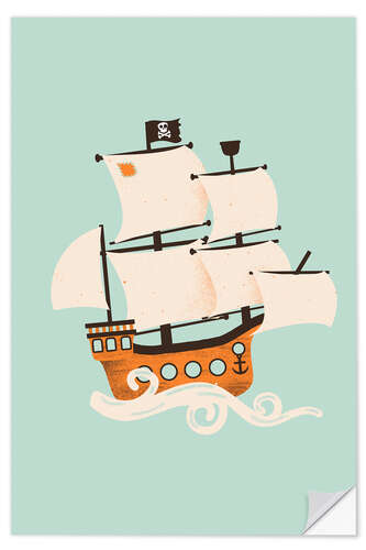 Wall sticker The pirate ship