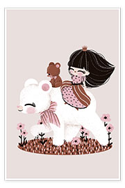 Poster Die Prinzessin und der Bär