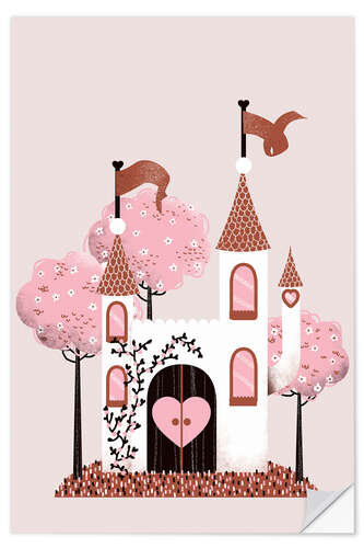 Wall sticker The princess castle